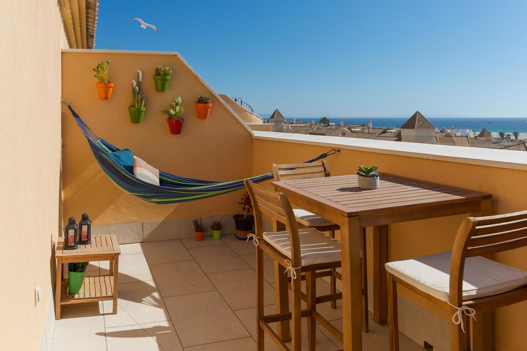 Deja Blue - Tarifa Rent Modern Penthouse Apartment Bagian luar foto